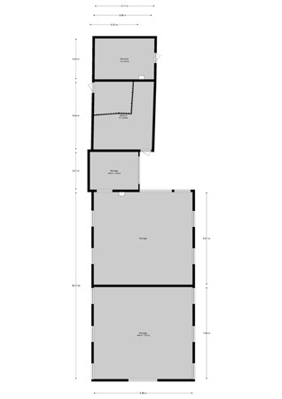 Floorplan - Gaagweg 36B, 2636 AK Schipluiden